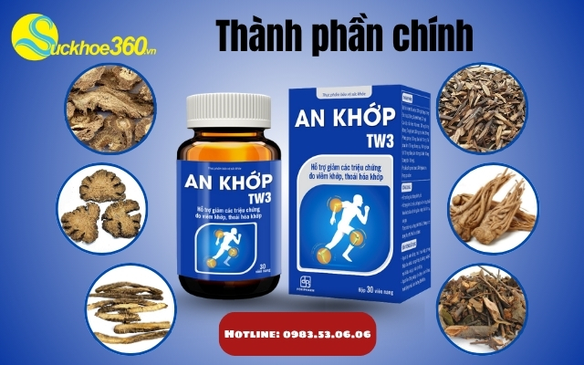 Thành phần của An Khớp TW3 gồm có những gì?