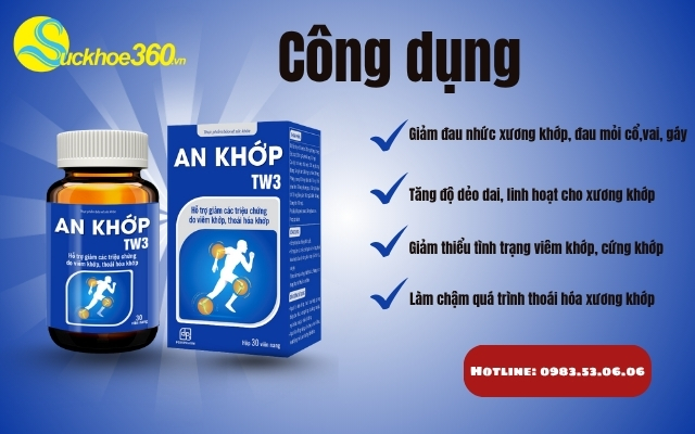 An Khớp TW3 có công dụng gì?