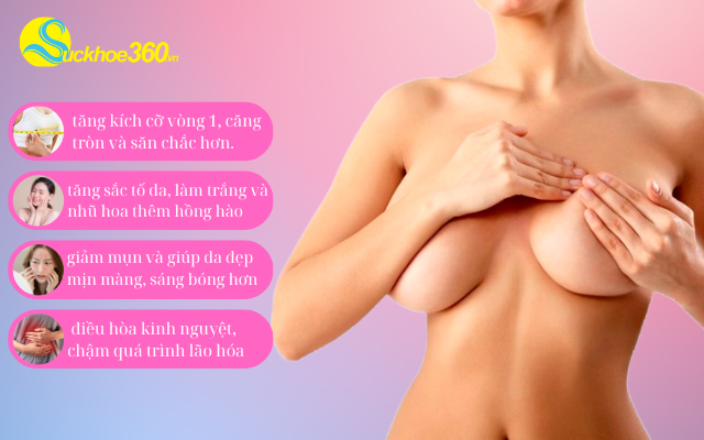 Breast Queen - Viên uống hỗ trợ tăng kích thước vòng một