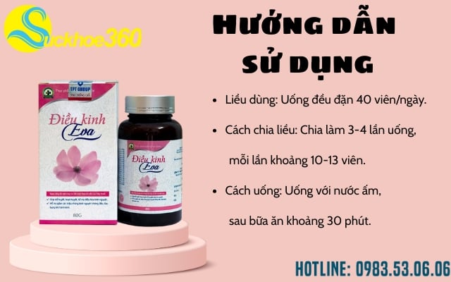 Hướng dẫn sử dụng Điều Kinh EVA