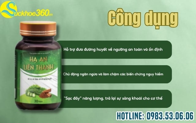 Công dụng chính của Hạ An Liên Thanh là gì?