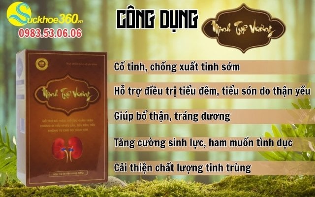 3. Công dụng của viên uống Bổ Thận Minh Tuệ Vương