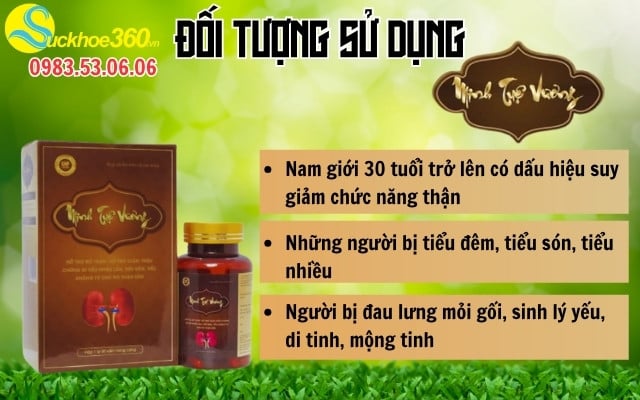 4. Đối tượng nào nên sử dụng Bổ Thận Minh Tuệ Vương