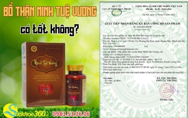 6. Bổ Thận Minh Tuệ Vương có thật sự tốt không?