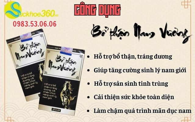 Công dụng của viên uống Bổ Thận Nam Vương