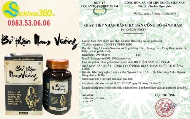Viên uống Bổ Thận Nam Vương có tốt không?