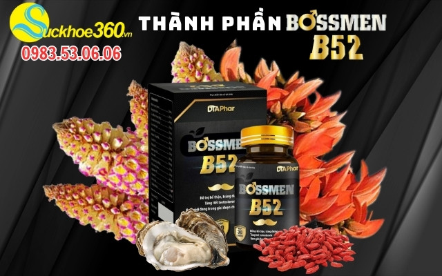 Thành phần của BossMen B52 gồm những gì?