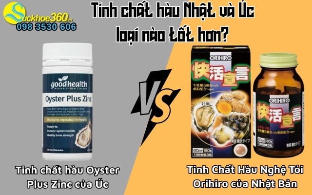 Tinh chất hàu Nhật và Úc loại nào tốt hơn?
