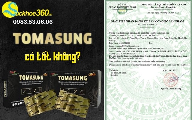 Viên uống Tomasung dùng có tốt không?