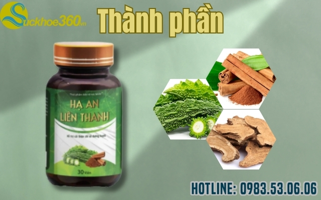 Những thành phần thiên nhiên có trong Hạ An Liên Thanh