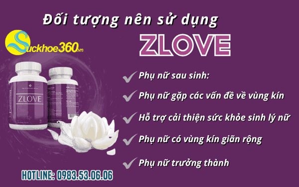 Zlove tác động lên cơ sàn chậu và sắc tố da.