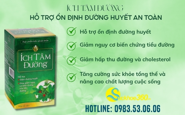 Công dụng chính của Ích Tâm Đường