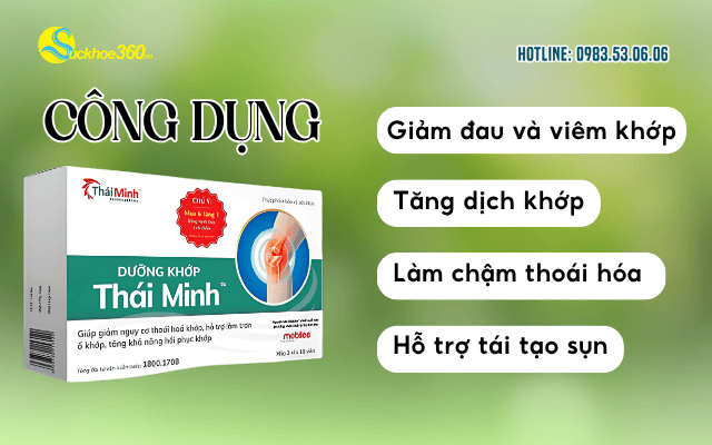 Dưỡng Khớp Thái Minh công dụng