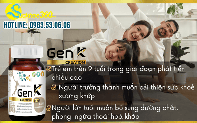 Đối tượng sử dụng sản phẩm Gen K