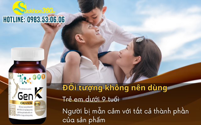 Ai không nên dùng viên uống Gen K