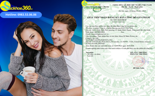 Viên uống Maca M Male Power dùng có tốt không