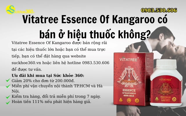 Viên uống Vitatree Essence Of Kangaroo