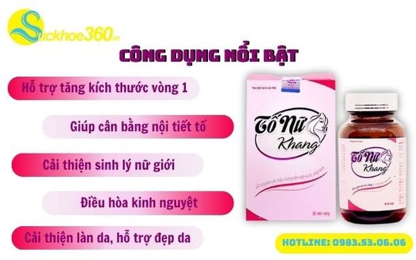 Công dụng nổi bật của Tố Nữ Khang