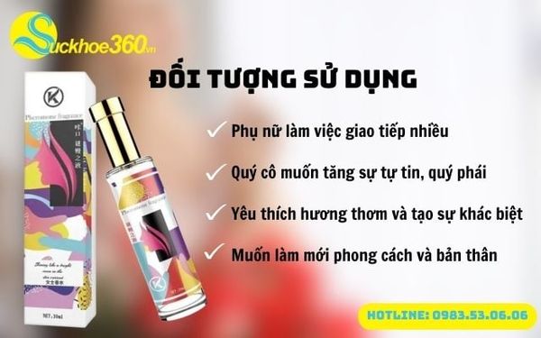 Đối tượng sử dụng nước hoa Pheromone