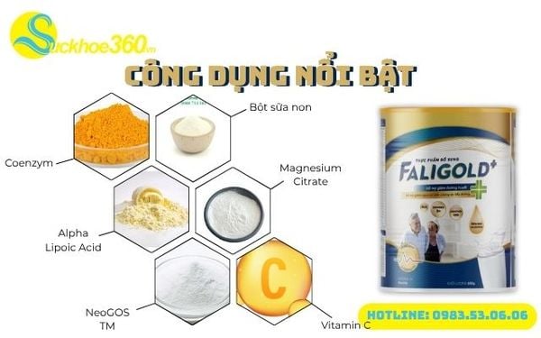 Thành phần chính của sữa Faligold