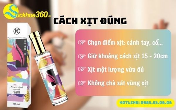 Cách xịt nước hoa đúng cách