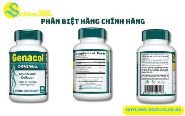 Genacol Original có hàng giả không? Cách nhận biết