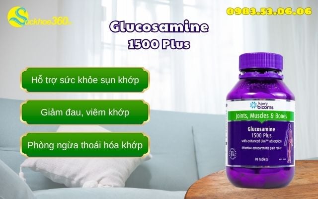 Glucosamine 1500 Plus công dụng