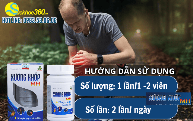 Hướng dẫn sử dụng Viên Uống Xương Khớp MH đúng cách