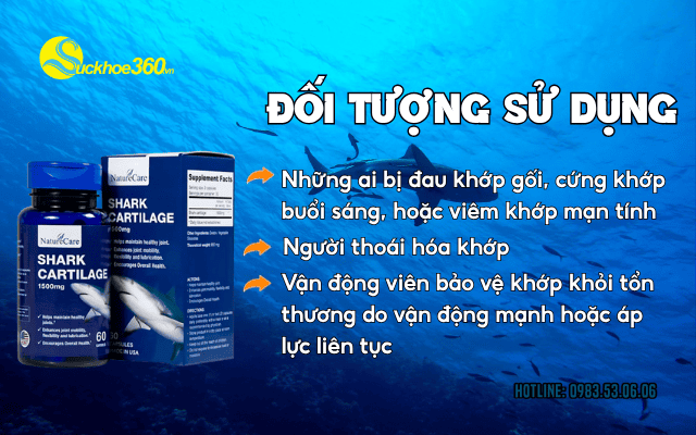 Shark Cartilage NatureCare đối tượng sử dụng