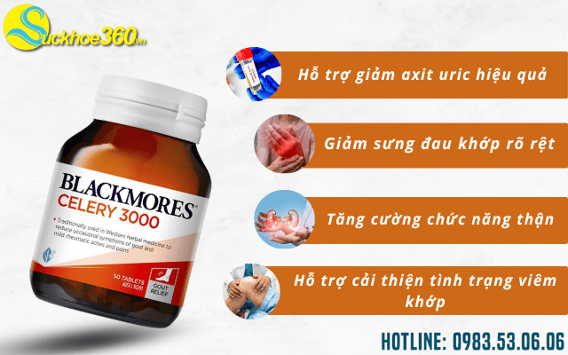 Blackmores Celery 3000 có tác dụng gì?
