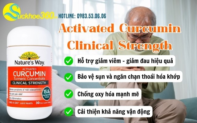 Công dụng của Activated Curcumin Clinical Strength