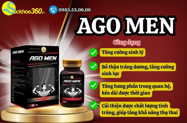 Ago Men có những công dụng gì?