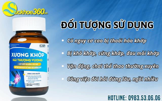 Ai nên sử dụng viên uống Xương Khớp Hải Thượng Vương