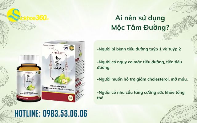 Đối tượng sử dụng và chống chỉ định của Mộc Tâm Đường