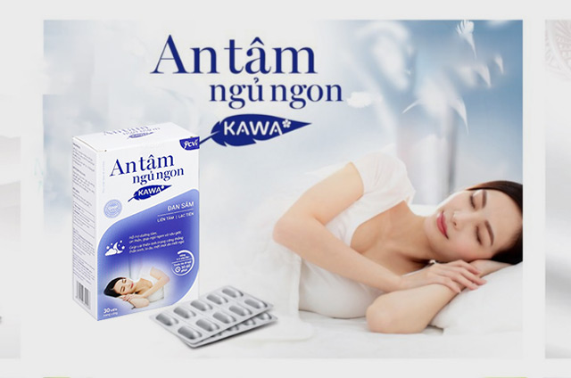 An tâm ngủ ngon Kawa - Hỗ trợ an thần, tăng chất lượng giấc ngủ