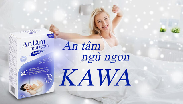 An tâm ngủ ngon Kawa - Hỗ trợ an thần, tăng chất lượng giấc ngủ