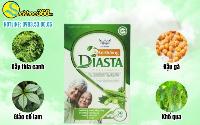 An Đường Diasta có thành phần gì đặc biệt?