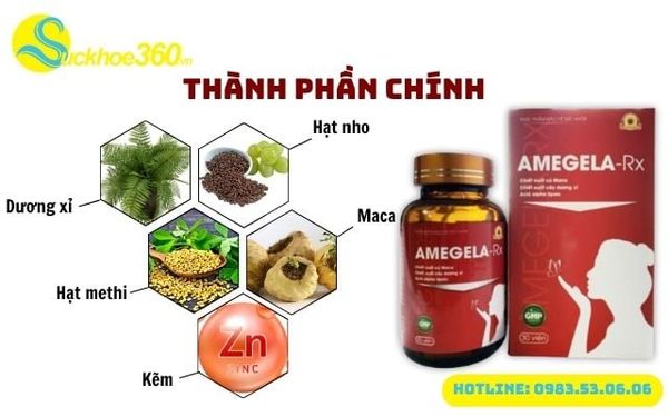 Thành phần chính của Amegela Rx.