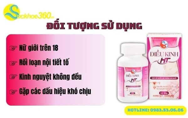 Đối tượng sử dụng điều kinh Hằng Thu