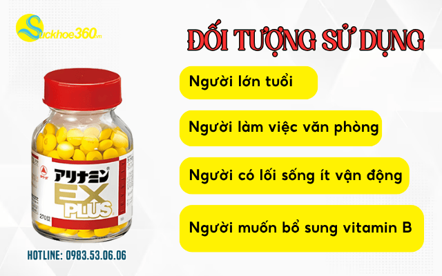 Arinamin EX Plus đối tượng sử dụng