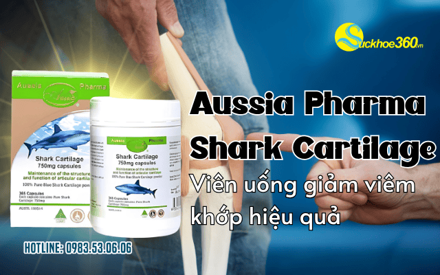 Viên Uống Aussia Pharma Shark Cartilage Giảm Viêm Khớp Hiệu Quả