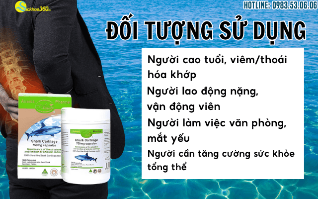 Viên Uống Aussia Pharma Shark Cartilage đối tượng sử dụng