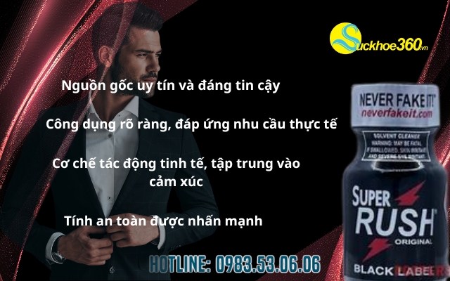 Nước Hoa Tình Yêu Rush – Quỷ Đen có tốt không?
