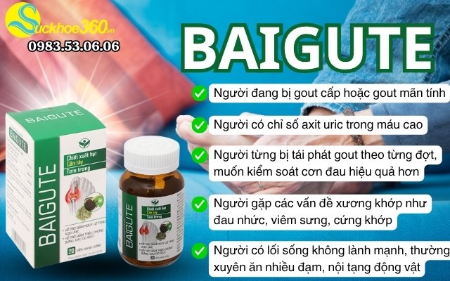 Đối tượng sử dụng Baigout