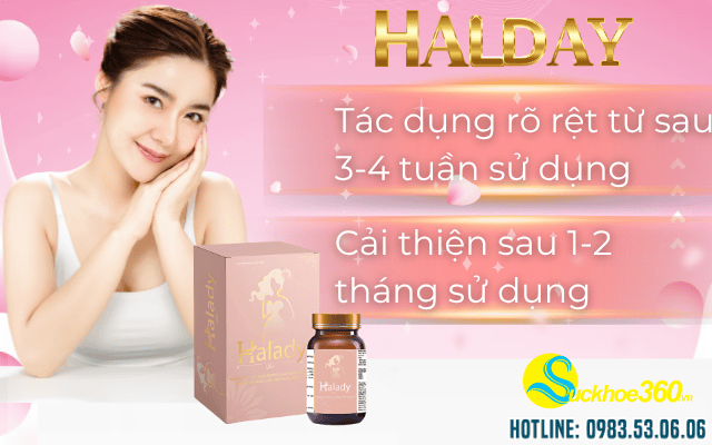 uống halady bao lâu có tác dụng  halady