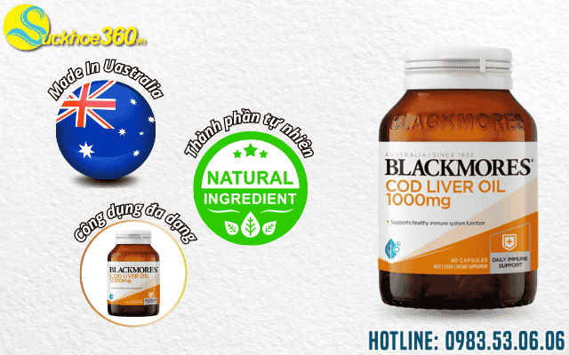 Blackmores Cod Liver Oil 1000mg có tốt không?