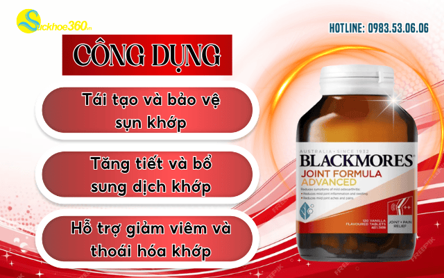 Blackmores Joint Formula Advanced công dụng
