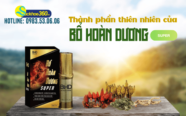 Bổ Hoàn Dương Super thành phần