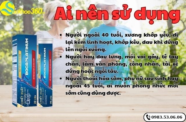 Thành phần của Boca Platinum