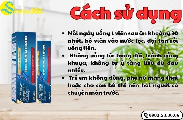 Hướng dẫn sử dụng Boca Platinum